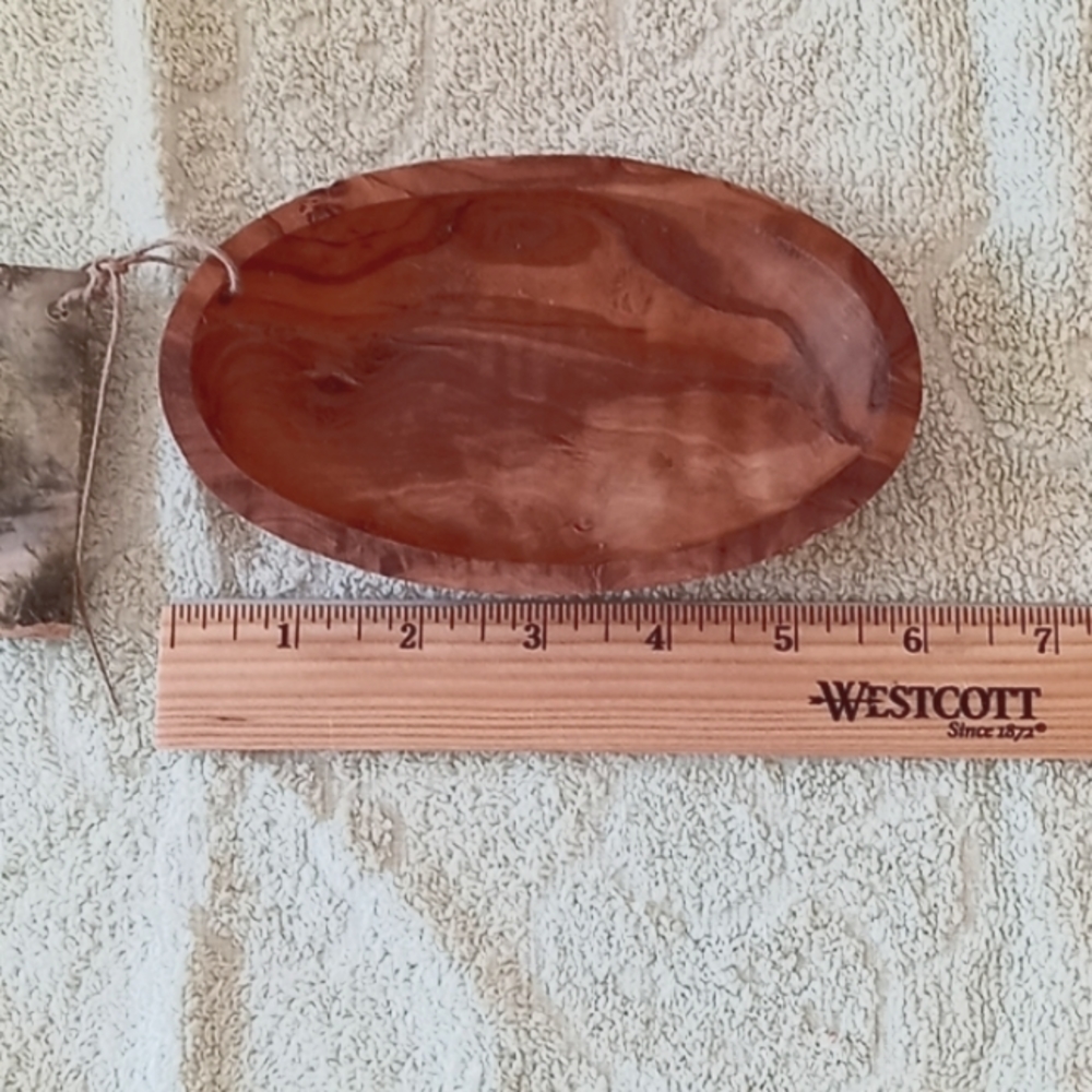 Italian Arte Legno handcrafted Olive Wood Bowl - Picture 6 of 6